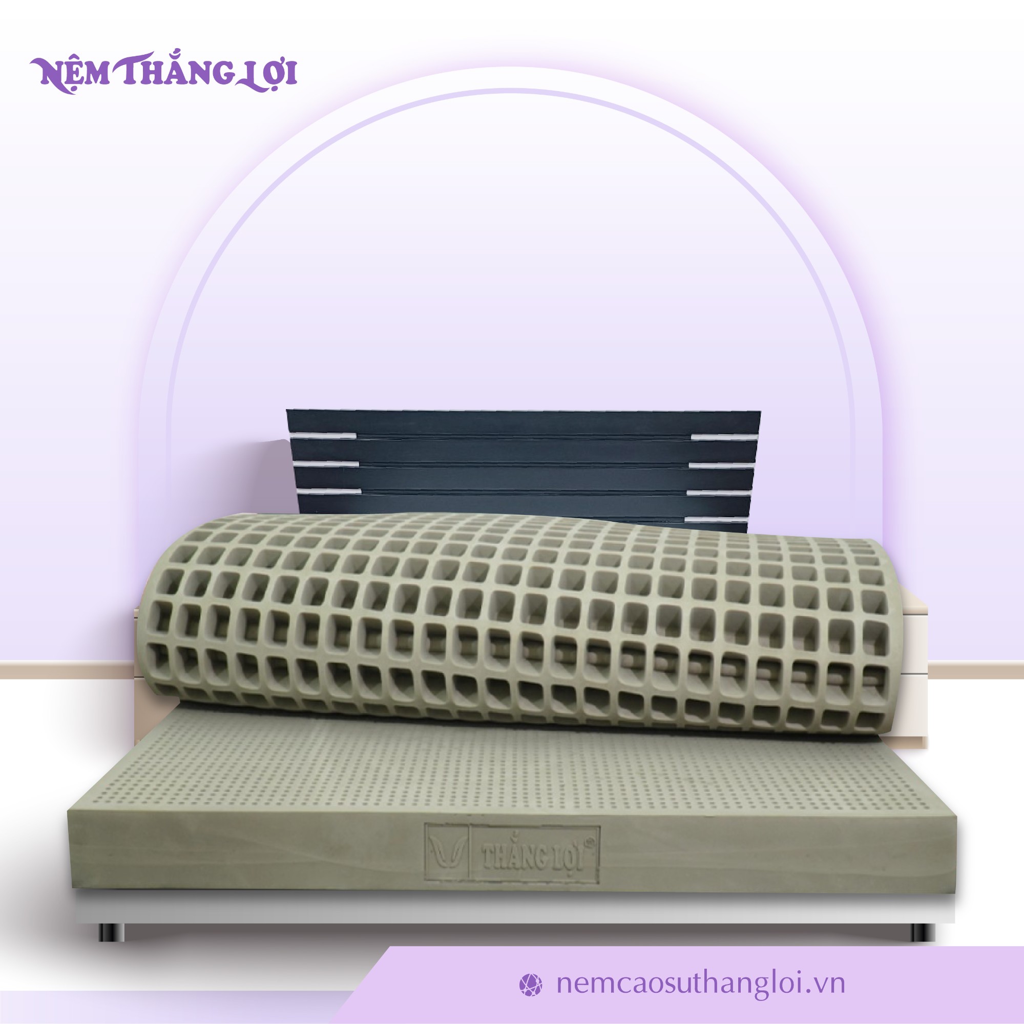 NỆM CAO SU THIÊN NHIÊN THAN HOẠT TÍNH