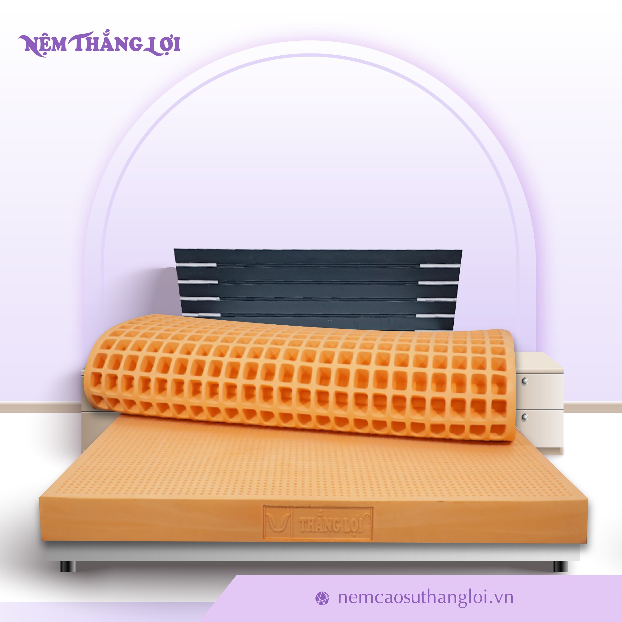 NỆM CAO SU THIÊN NHIÊN 100% SUSU - ORIGINAL