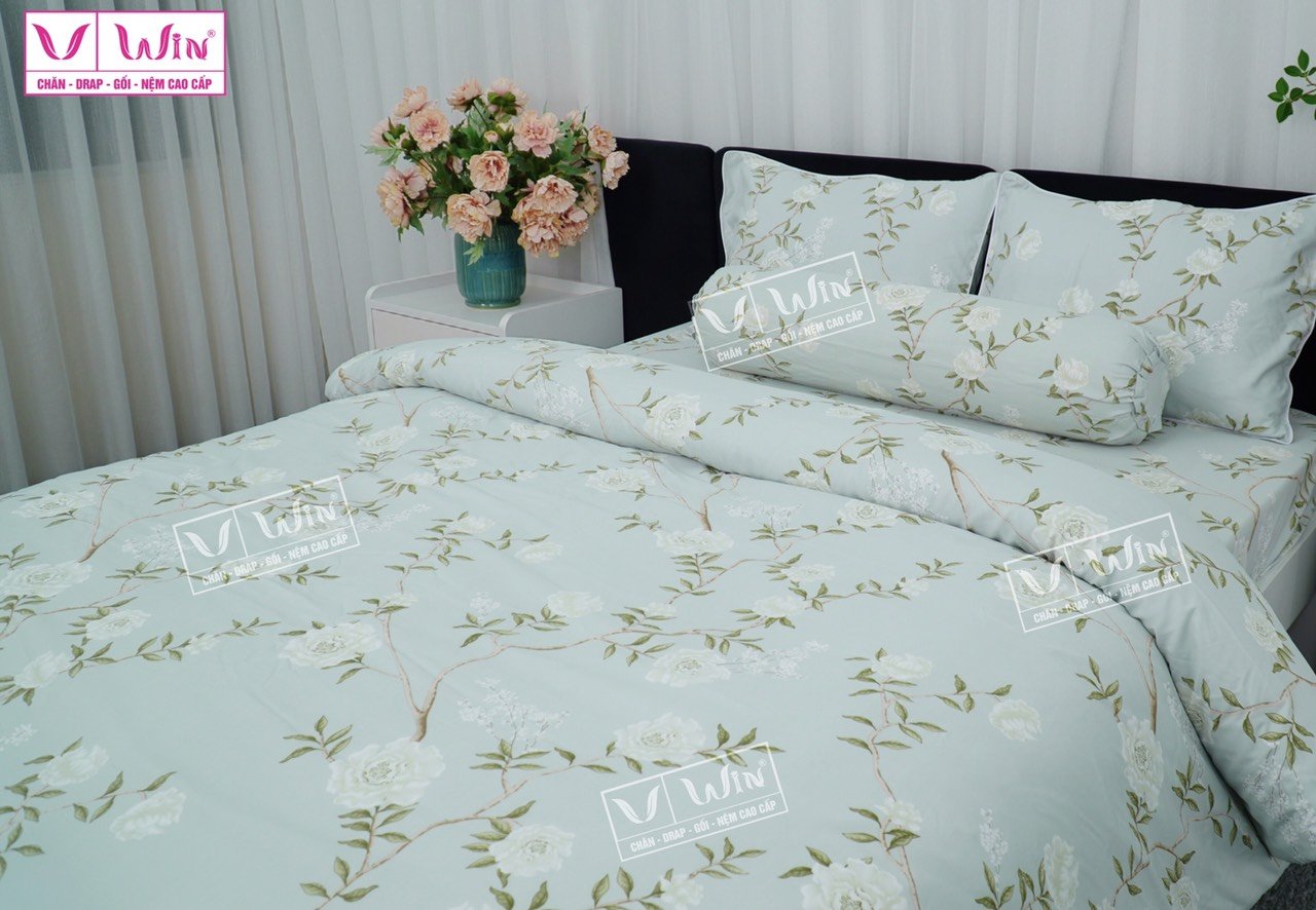 Bộ chăn ga Tencel cao cấp Thắng Lợi MS812