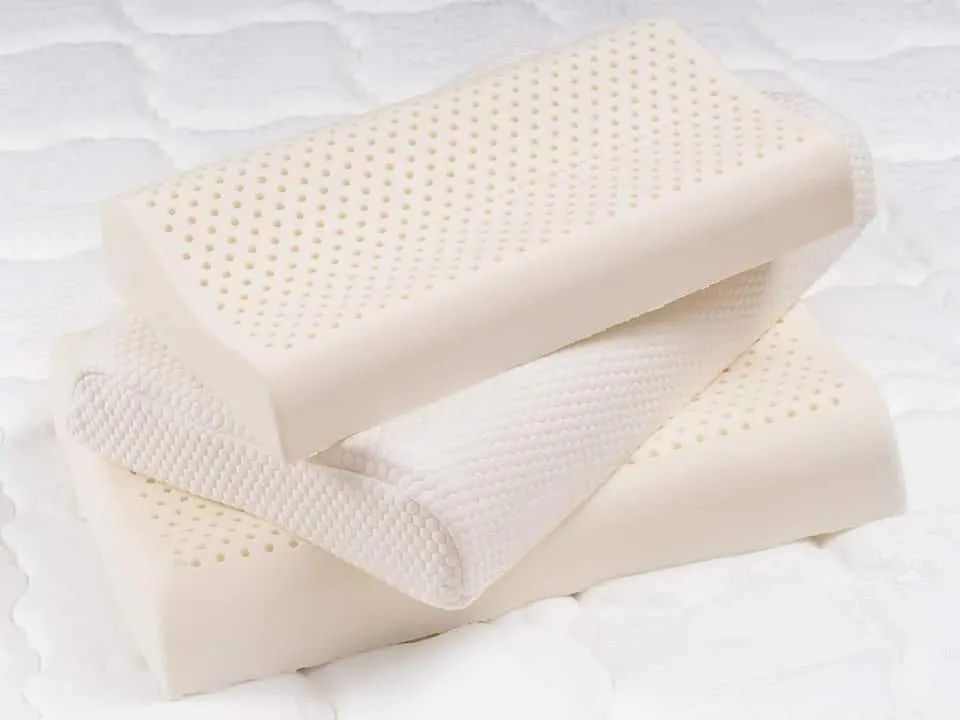 GỐI NẰM GỢN SÓNG CAO SU THIÊN NHIÊN